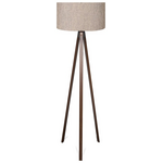 Φωτιστικό Δαπέδου pwl-1059 Pakoworld ε27 σε Άμμου/μπεζ-Καρυδί Απόχρωση Φ38x140εκ