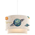 Παιδικό Φωτιστικό Οροφής Saturn Pakoworld Πολύχρωμο-Λευκό Φ30x20εκ