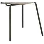 Καρέκλα Pietro Pakoworld Γκρι Ύφασμα-Πόδι Μαύρο Μέταλλο 50x53x83εκ