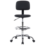 Καρέκλα Γραφείου Icina Pakoworld pu σε Μαύρη Απόχρωση 58x54x102-123εκ