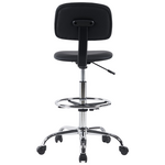 Καρέκλα Γραφείου Icina Pakoworld pu σε Μαύρη Απόχρωση 58x54x102-123εκ