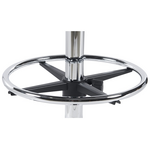 Καρέκλα Γραφείου Icina Pakoworld pu σε Μαύρη Απόχρωση 58x54x102-123εκ