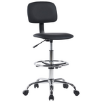 Καρέκλα Γραφείου Icina Pakoworld pu σε Μαύρη Απόχρωση 58x54x102-123εκ