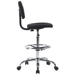 Καρέκλα Γραφείου Icina Pakoworld Ύφασμα σε Μαύρη Απόχρωση 58x54x102-123εκ