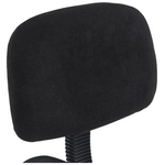 Καρέκλα Γραφείου Icina Pakoworld Ύφασμα σε Μαύρη Απόχρωση 58x54x102-123εκ