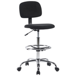 Καρέκλα Γραφείου Icina Pakoworld Ύφασμα σε Μαύρη Απόχρωση 58x54x102-123εκ