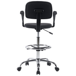 Καρέκλα Γραφείου Icina ι Pakoworld pu σε Μαύρη Απόχρωση 58x54x102-123εκ