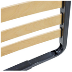 Σομιές Μεταλλικός Kort με 17x2 Ανατομικές Τάβλες 162x195x4εκ