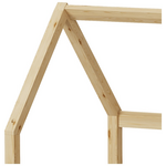 Παιδικό Κρεβάτι Bambie με Κιγκλίδωμα Τ.montessori Pakoworld Ξύλο Πεύκου σε Φυσική Απόχρωση 70x140εκ