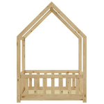 Παιδικό Κρεβάτι Callan Τ.montessori με Κικλίδωμα Pakoworld Ξύλο Πεύκου σε Φυσική Απόχρωση 90x190εκ