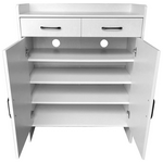 Παπουτσοθήκη Gazen Pakoworld 12 Ζεύγων με Συρτάρια σε Λευκή Απόχρωση 80x33x100εκ