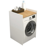 Έπιπλο Πλυντηρίου Cuci Pakoworld σε oak Απόχρωση 60x62x99εκ