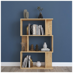 Βιβλιοθήκη Kadu Pakoworld σε oak Απόχρωση  72x22x108εκ