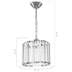 Φωτιστικό Οροφής Μονόφωτο Lavina Pakoworld ε27 σε Χρυσή Απόχρωση Φ20x20εκ