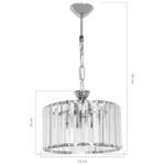 Φωτιστικό Οροφής Μονόφωτο Lavina ι Pakoworld ε27 σε Χρυσή Απόχρωση Φ27x21εκ