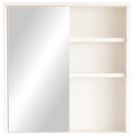 Ντουλάπι Μπάνιου Bagno με Καθρέπτη Pakoworld σε Λευκή Απόχρωση 60x14.5x63.6εκ