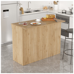 Τραπέζι-Πάγκος Κουζίνας Kogile Pakoworld σε Φυσική Απόχρωση 120x60x88.2εκ