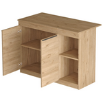 Τραπέζι-Πάγκος Κουζίνας Kogile Pakoworld σε Φυσική Απόχρωση 120x60x88.2εκ