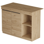 Τραπέζι-Πάγκος Κουζίνας Kogile Pakoworld σε Φυσική Απόχρωση 120x60x88.2εκ