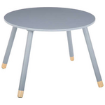 Παιδικό Τραπεζάκι Playful Pakoworld Γκρι-Φυσικό Φ60x43.5εκ