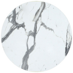 Επιφάνεια Τραπεζιού Melody Pakoworld hpl Λευκό Μαρμάρου 60x60εκ Πάχους 12mm