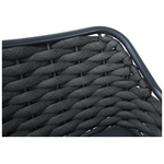 Σκαμπό Μπαρ Αλουμινίου Zuki Pakoworld Στοιβαζόμενη με Γκρι Σκελετό και Μαξιλάρι 55x54x109εκ