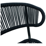 Καρέκλα Αλουμινίου-pe Rattan Agus Pakoworld Στοιβαζόμενη σε Γκρι Απόχρωση 55x63x77εκ