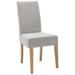 Καρέκλα Ditta Pakoworld Ύφασμα Γκρι-Πόδι Sonoma 44x56x96εκ