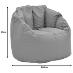 Πολυθρόνα Kerlon Pakoworld Αδιάβροχο σε Πορτοκαλί Απόχρωση Φ80x65εκ