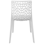 Καρέκλα Hush Pakoworld pp σε Λευκή Απόχρωση 50x57x81εκ