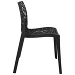 Καρέκλα Hush Pakoworld pp σε Μαύρη Απόχρωση 50x57x81εκ