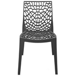 Καρέκλα Hush Pakoworld pp σε Ανθρακί Απόχρωση 50x57x81εκ