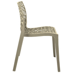 Καρέκλα Hush Pakoworld pp σε Cappuccino Απόχρωση 50x57x81εκ