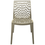 Καρέκλα Hush Pakoworld pp σε Cappuccino Απόχρωση 50x57x81εκ