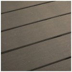 Τραπέζι Appa Pakoworld Αλουμίνιο και Plywood σε Ανθρακί Απόχρωση Φ120x74εκ