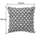 Μαξιλάρι Finne Inart Βαμβακερό σε Μπεζ Απόχρωση  45x45x2.5εκ