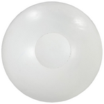 Τραπέζι Σαλονιού Coffelty Inart Λευκό Μέταλλο-Μασίφ Ξύλο Ακακίας Φ90x40εκ