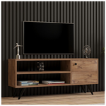 Έπιπλο Τηλεόρασης Wison Pakoworld σε Sonoma Απόχρωση 120x29x50εκ