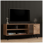 Έπιπλο Τηλεόρασης Wison Pakoworld σε Sonoma Απόχρωση 120x29x50εκ