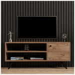 Έπιπλο Τηλεόρασης Wison Pakoworld σε Sonoma Απόχρωση 120x29x50εκ