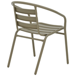 Τραπεζαρία Tade-Valor Pakoworld 5τεμ Μέταλλο-Γυαλί σε Σαμπανιζέ Απόχρωση 110x60x70εκ