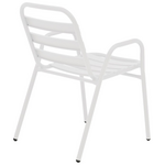 Τραπεζαρία Albero-Sussie Pakoworld 3τεμ Μέταλλο σε Λευκή Απόχρωση Φ60x70εκ