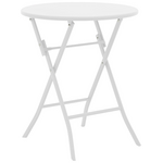 Τραπεζαρία Albero-Sussie Pakoworld 3τεμ Μέταλλο σε Λευκή Απόχρωση Φ60x70εκ