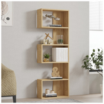 Βιβλιοθήκη Cascade Pakoworld σε oak Απόχρωση 51.8x22x150εκ