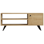 Έπιπλο Τηλεόρασης Wison Pakoworld σε oak Απόχρωση 120x29x50εκ