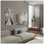 Ραφιέρα Τοίχου Bemba Pakoworld σε Λευκή Απόχρωση 70x19,6x68,8εκ