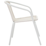 Τραπεζαρία Albero-Obbi Pakoworld 3τεμ Μέταλλο σε Λευκή Απόχρωση Φ60x70εκ