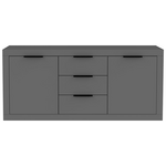 Μπουφές Doha Pakoworld σε Ανθρακί Απόχρωση 180x45x80.5εκ