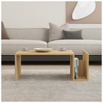 Τραπέζι Σαλονιού Poko Pakoworld σε oak Απόχρωση 86.8x50x32,4εκ