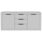 Μπουφές Doha Pakoworld σε Λευκή Απόχρωση 180x45x80.5εκ